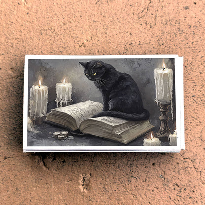 Casting Spells Black Cat Matchbook