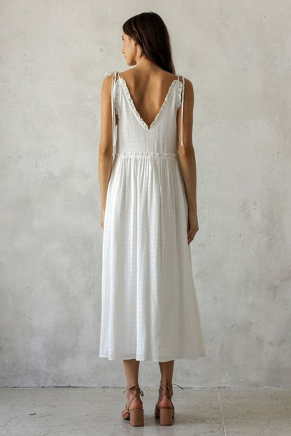 Seaside Cotton Midi Dress