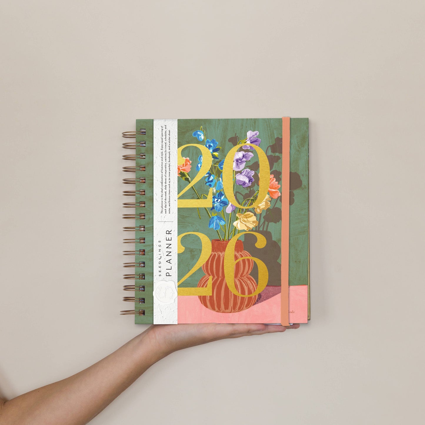 2026 Sweet Days Vase 12 Month Planner