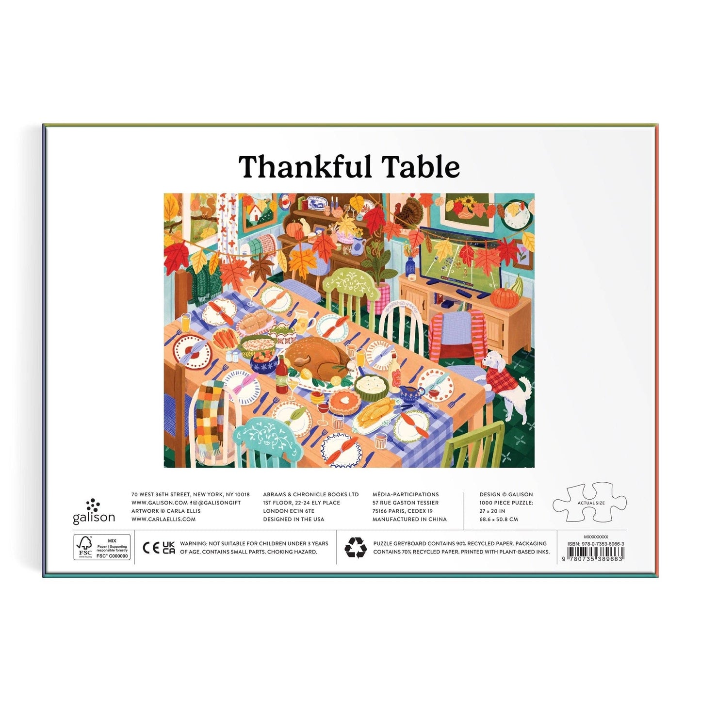 Thankful Table | 1000 Piece Puzzle