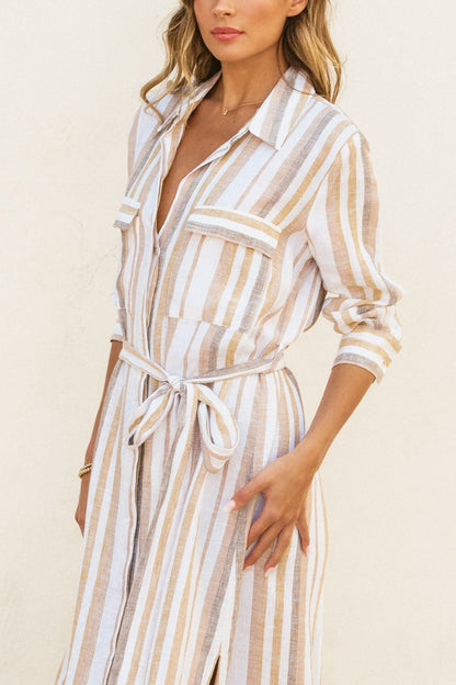Shake Ya Pampas Shirt Dress