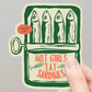 Hot Girls Eat Sardines Sticker
