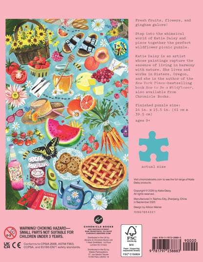 Wildflower Picnic By Katie Daisy | 500 Piece Puzzle