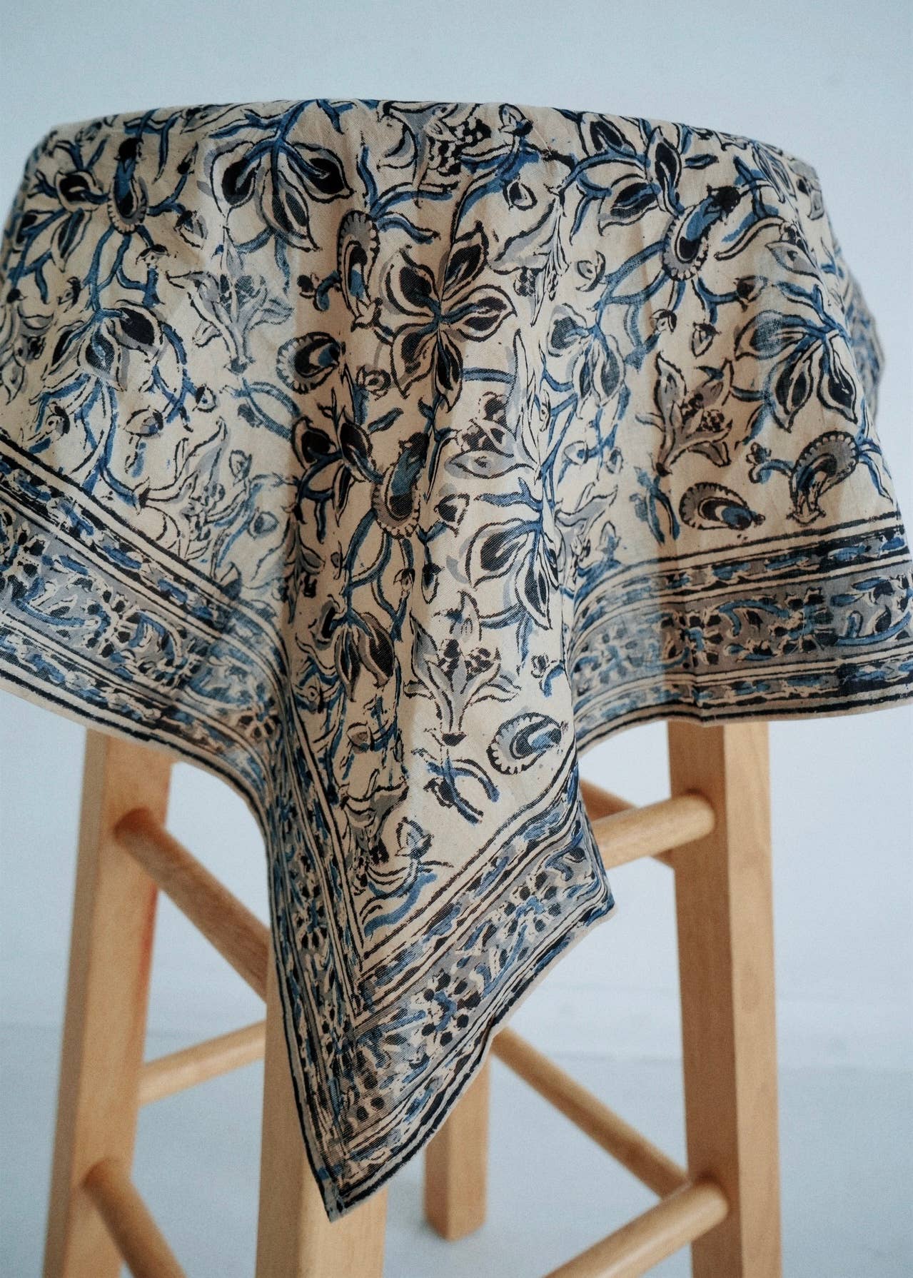 Kalamkari Cotton Bandana | Ocean Breeze