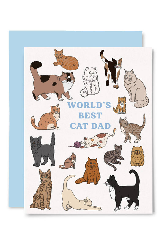 Best Cat Dad Card