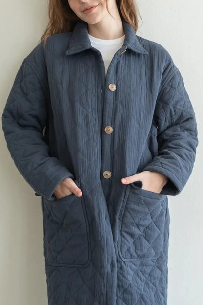 Winter Waters Quilted Coat