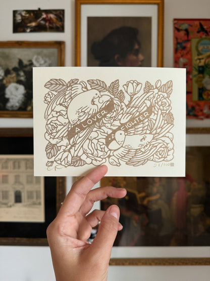A Lover + Fighter | 5 x 7 Print