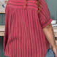 Raspberry Lemonade Cotton Gauze Shirt