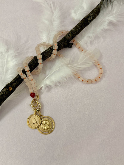 Stella Necklace | Peach Aventurine
