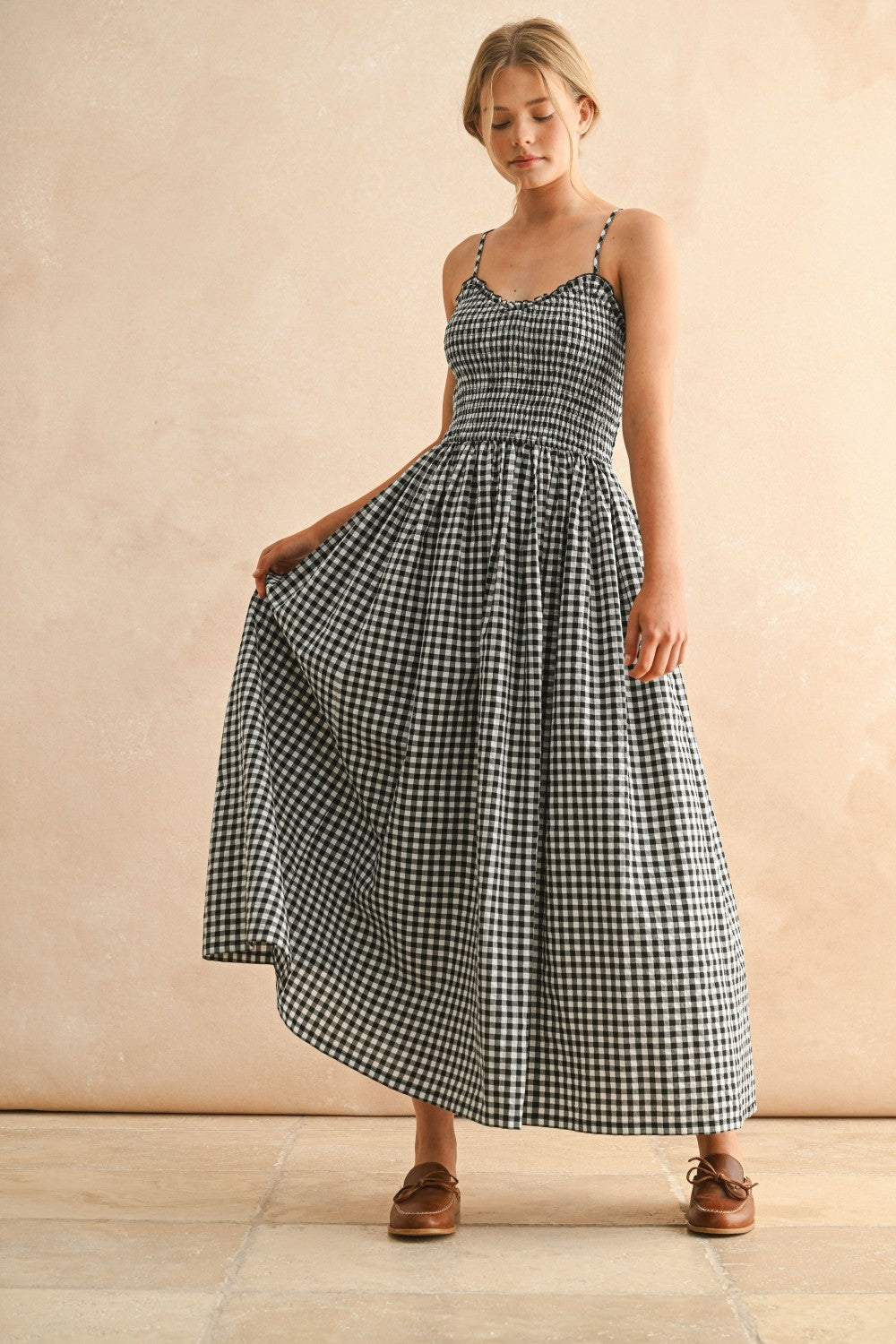 Onyx Crush Midi Dress