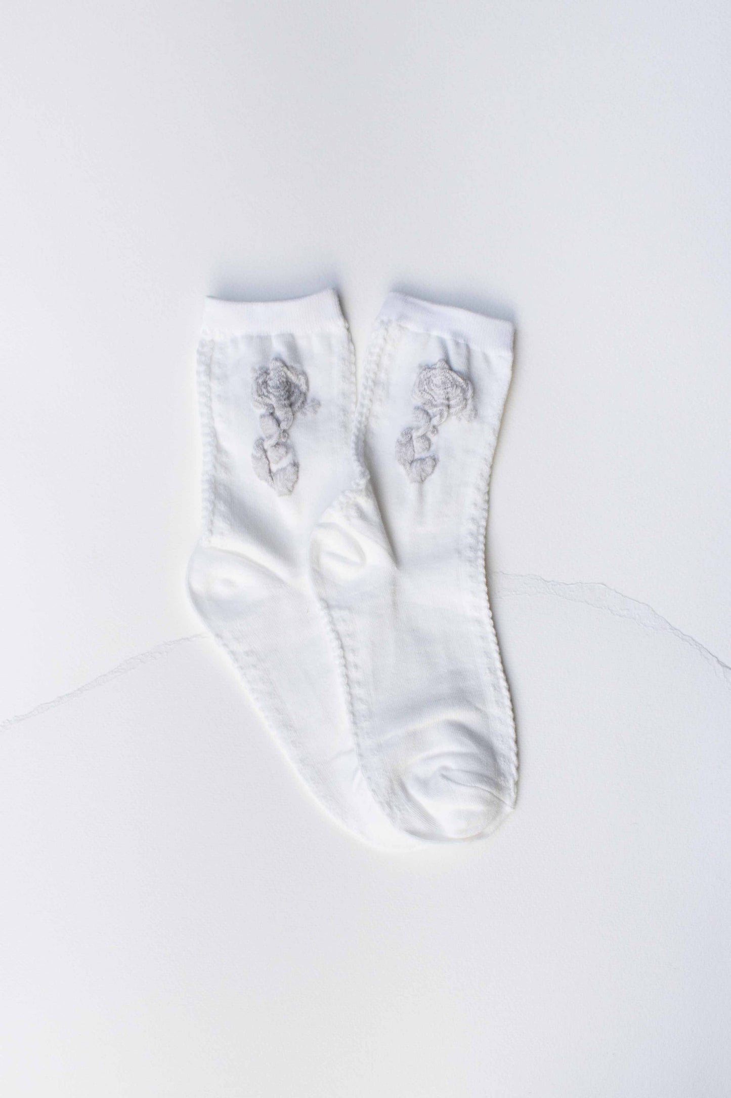 Rose Socks | Cream