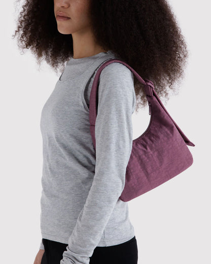 Mini Nylon Shoulder Bag | Wild Plum