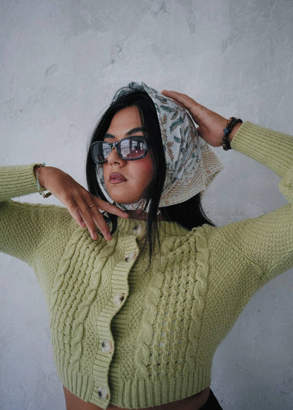 Kalamari Cotton Bandana | Evergreen