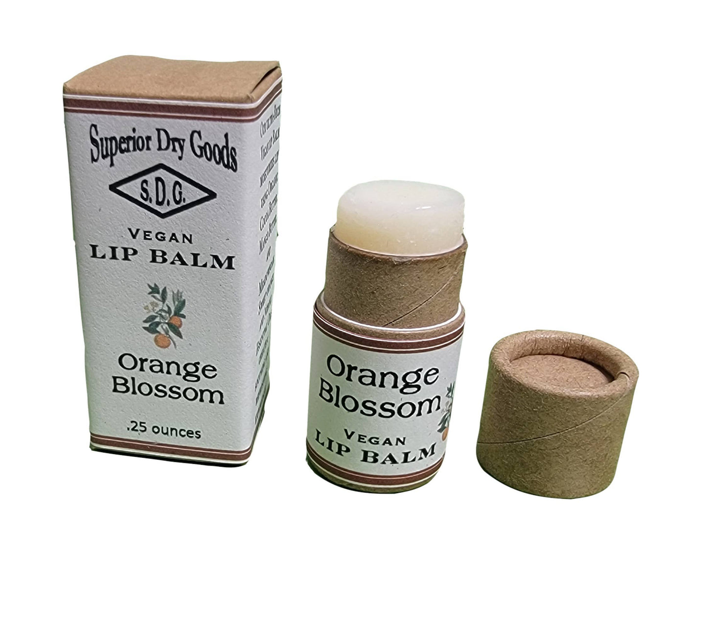 Orange Blossom Lip Balm | Paperboard Tube