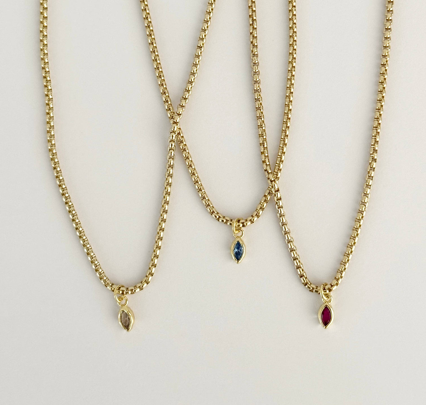 Semplice Necklace | Clear CZ