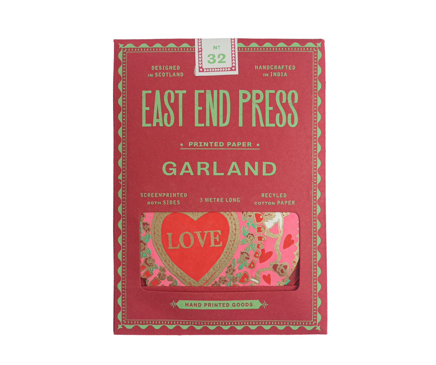 Valentine's Sewn Garland