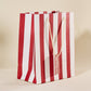Red Stripe Gift Bag | Medium