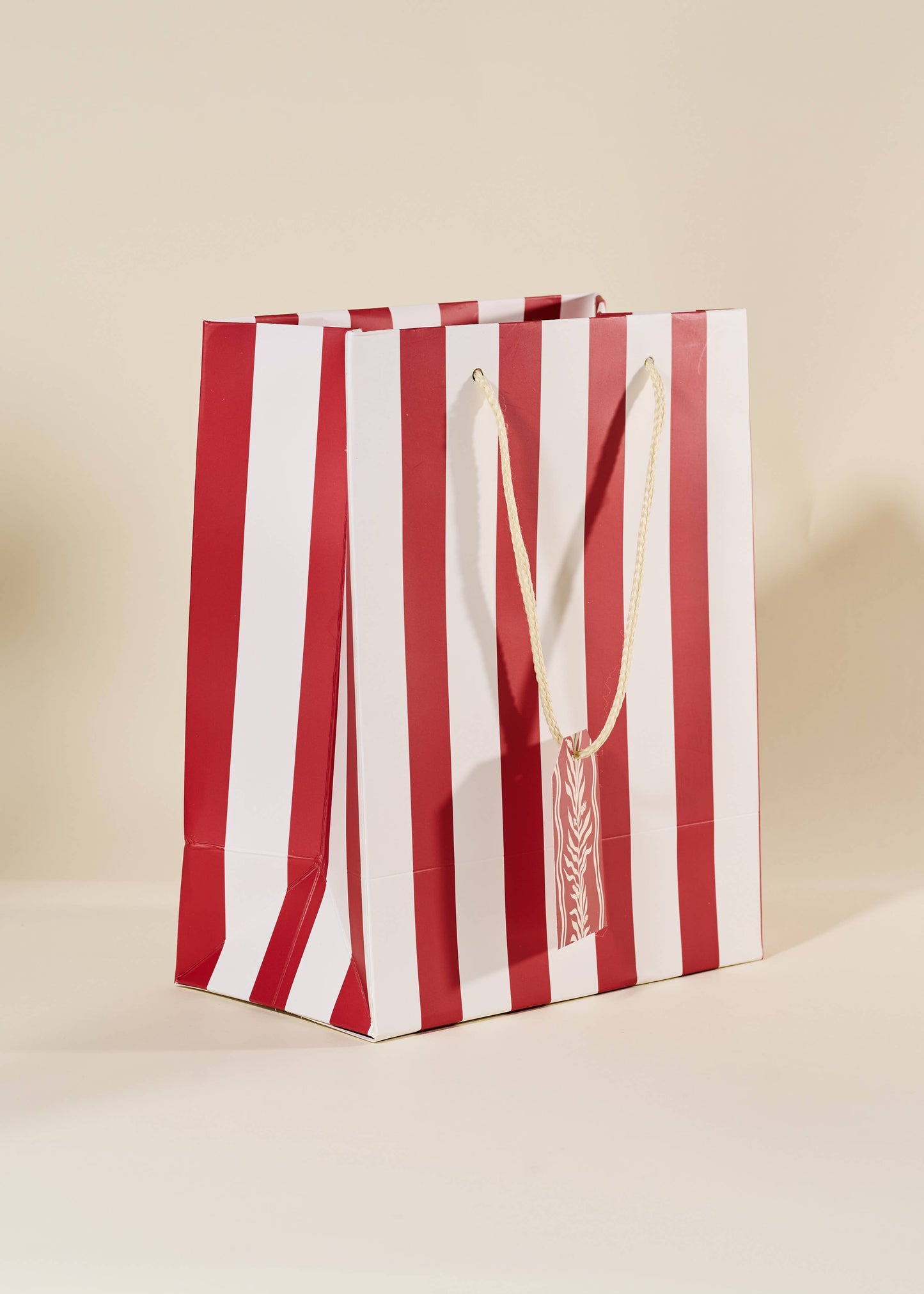 Red Stripe Gift Bag | Medium