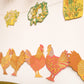 Chickens Concertina Garland