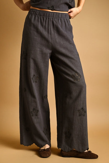 A Shore Thing Eyelet Pants