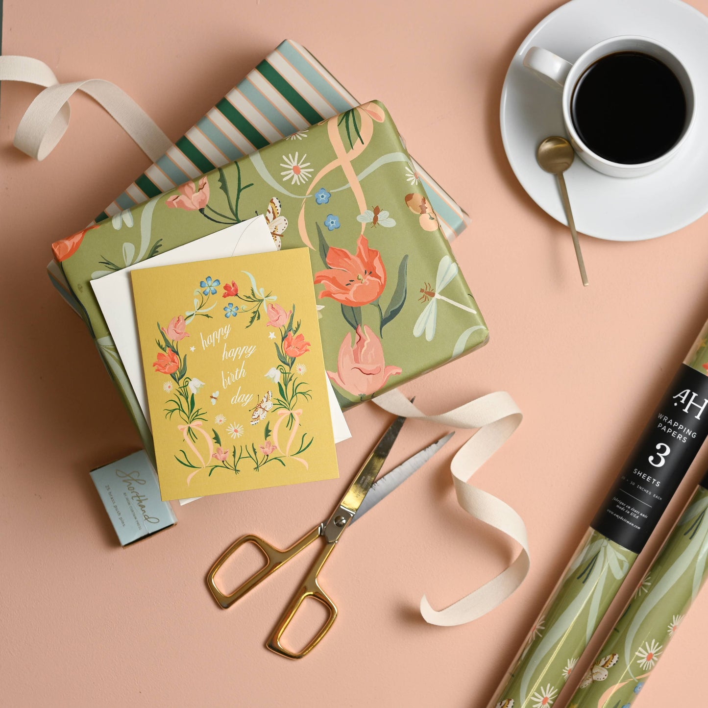 Tulip Festival Gift Wrap | Roll of 3 Sheets