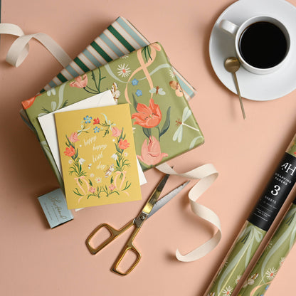 Tulip Festival Gift Wrap | Roll of 3 Sheets