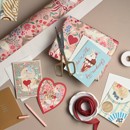 Love Birds Heart Card