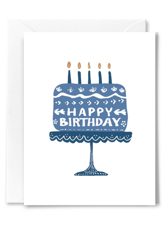 Happy Birthday Cake Card