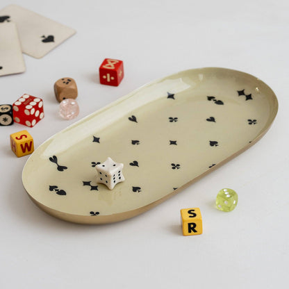 Oval Enamel Trinket Dish | House of Suits