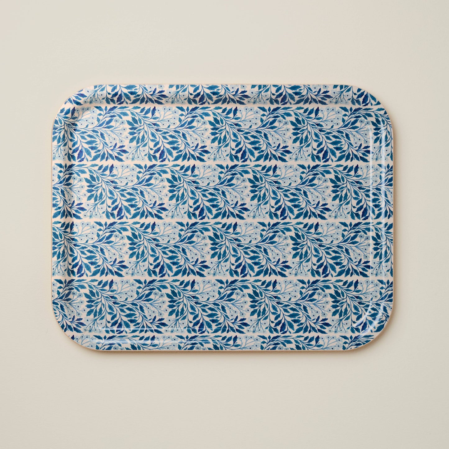 Blue Flora Tray | Medium