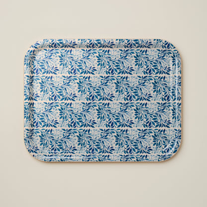 Blue Flora Tray | Medium