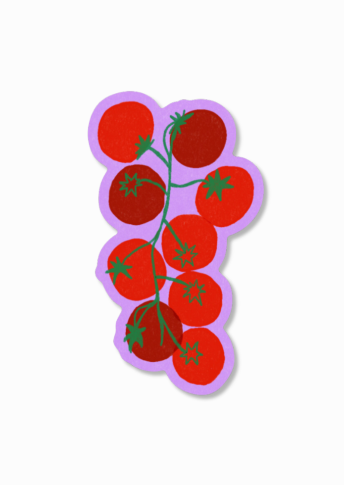 On The Vine Tomato Sticker