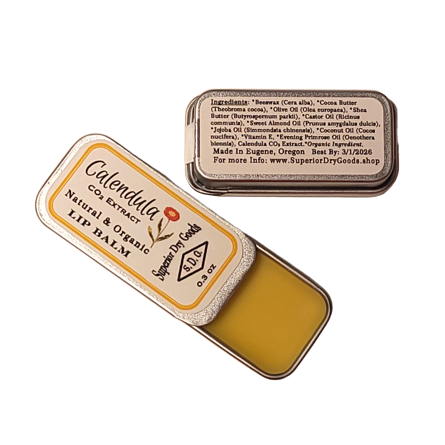 Calendula Lip Balm | Aluminum Slider