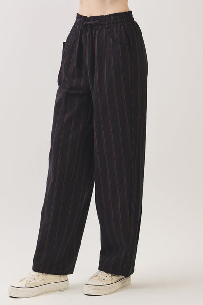 Wide-Leg Trousers | Black