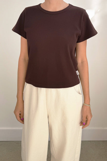 The Little Boy Tee | Dark Cacao
