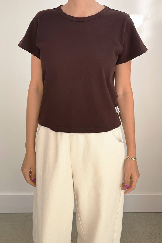 The Little Boy Tee | Dark Cacao