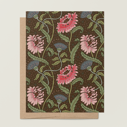 Thistle + Mum Art Card