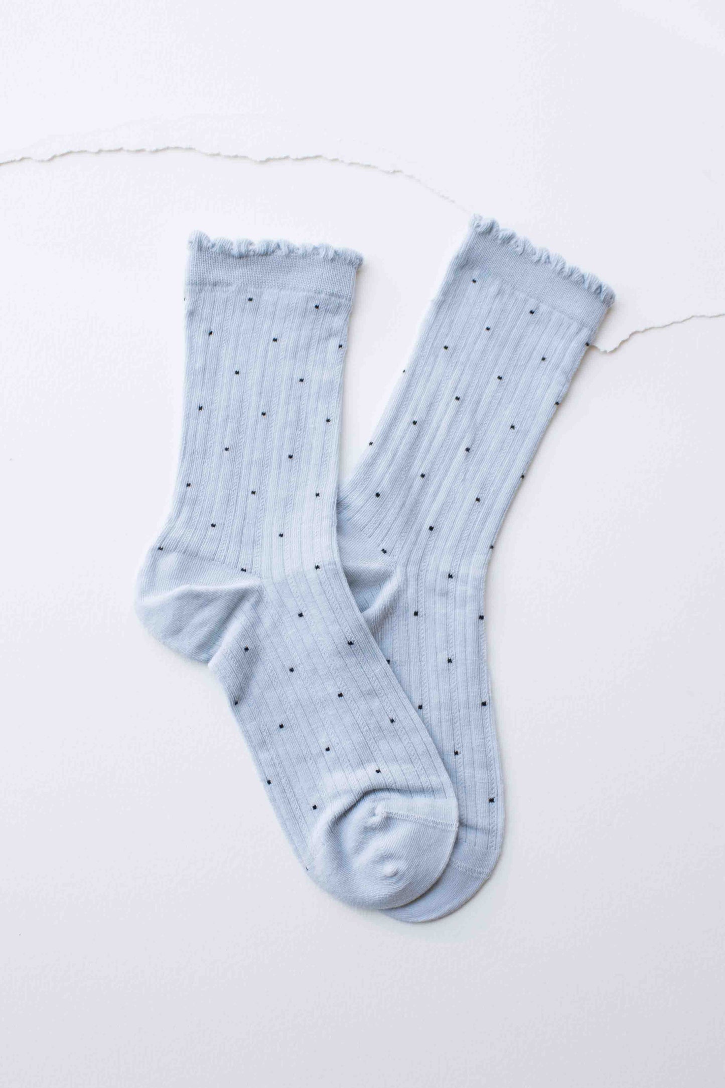 Polka Dot Socks | Blue