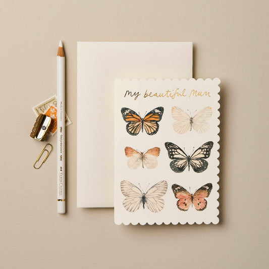 Butterfly 'My Beautiful Mum' Card