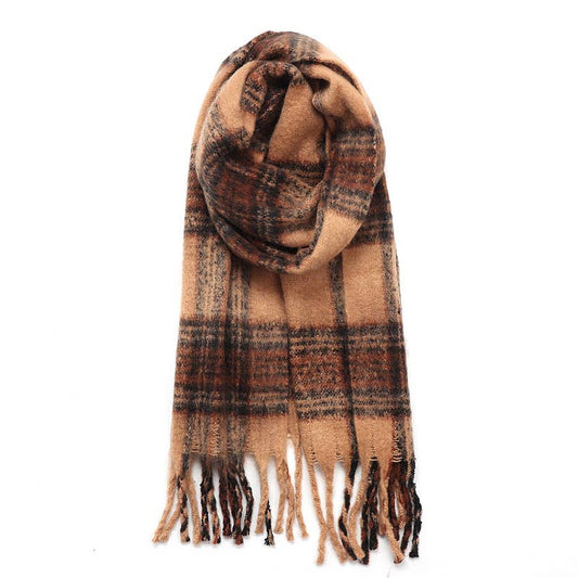 Plaid Fleece Scarf | No. 105