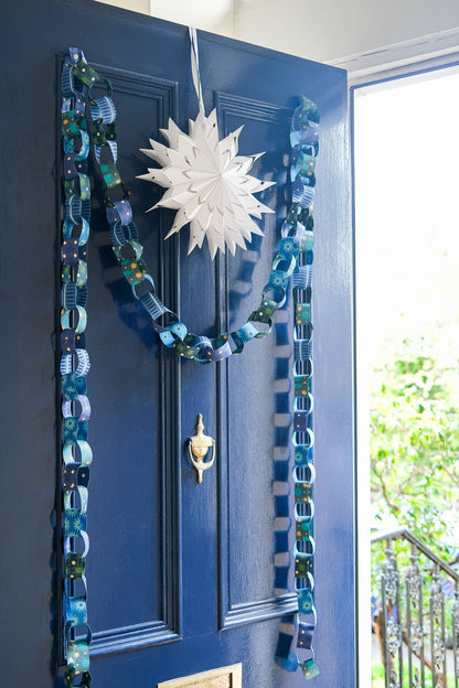 Blue & Yellow Paper Chain Kit