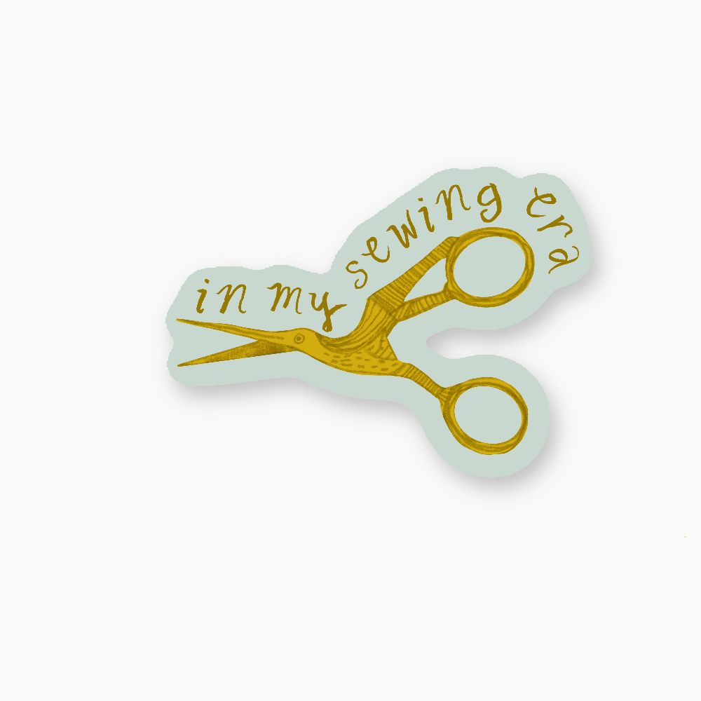 In My Sewing Era Sticker