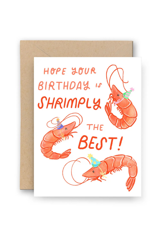 Shrimply the Best Birthday Card