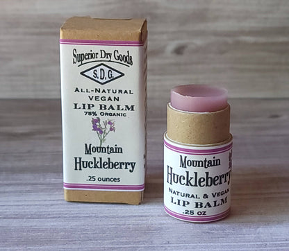 Mountain Huckleberry Lip Balm | Paperboard Tube