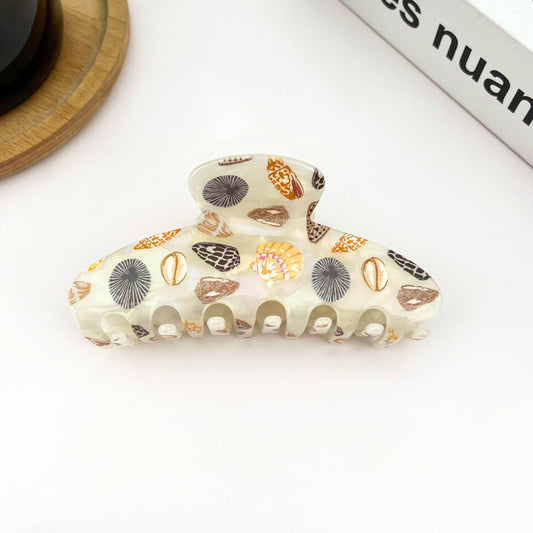 Collage Seashell Hair Claw | Opal
