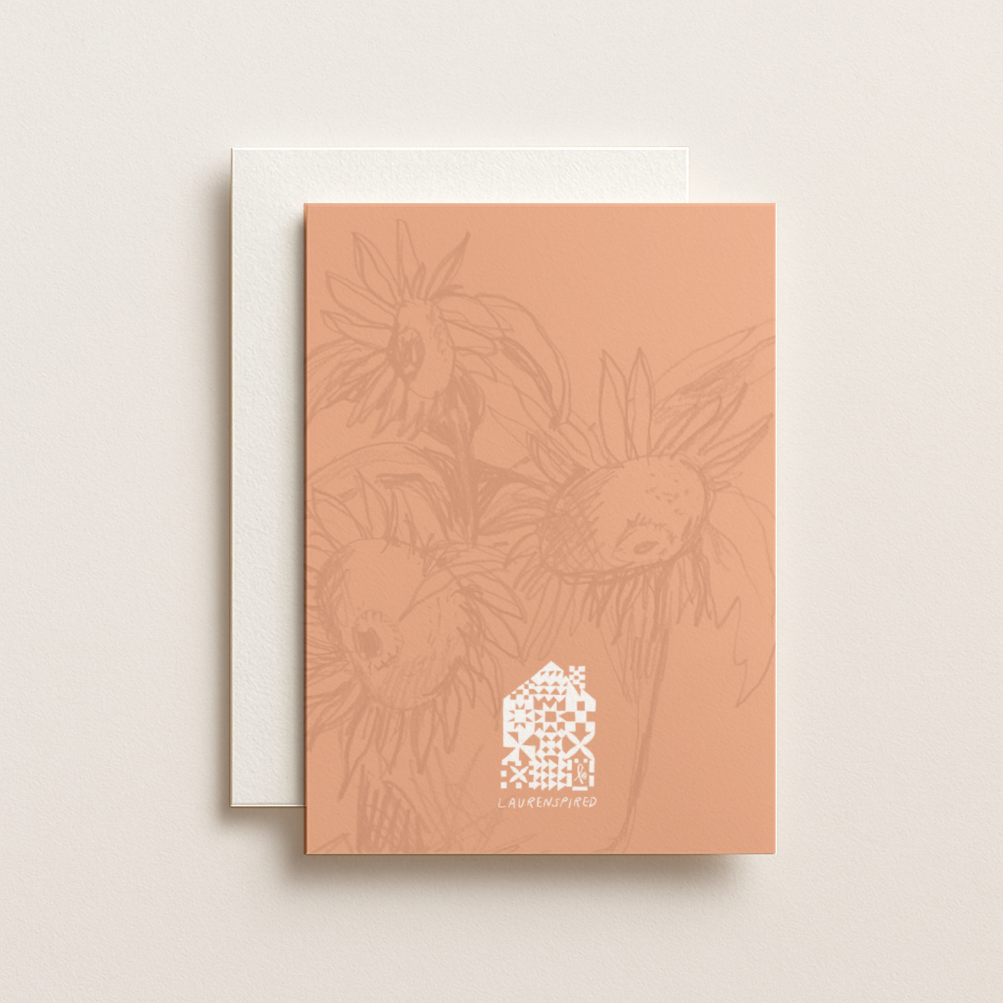 Blue Floral Card