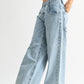 Relaxed Straight Super Wide Leg Denim