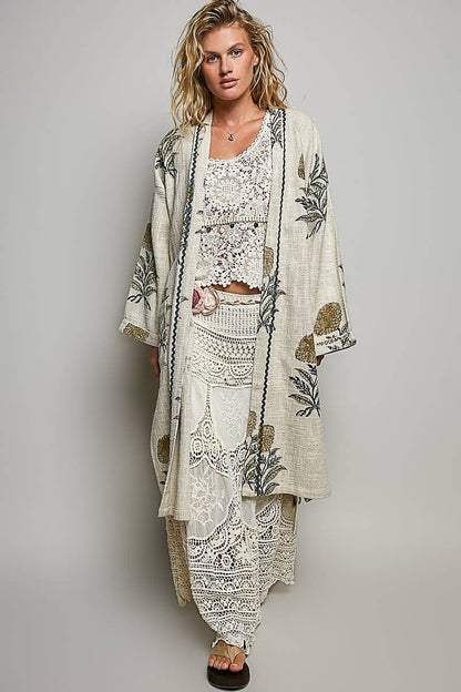 Homebody Lightweight Floral Cardigan