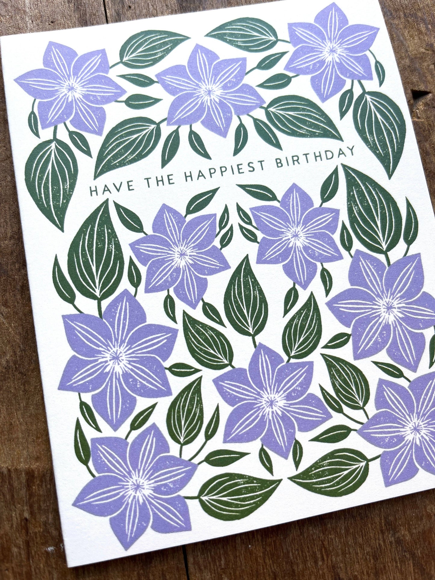 Happiest Birthday Floral Card