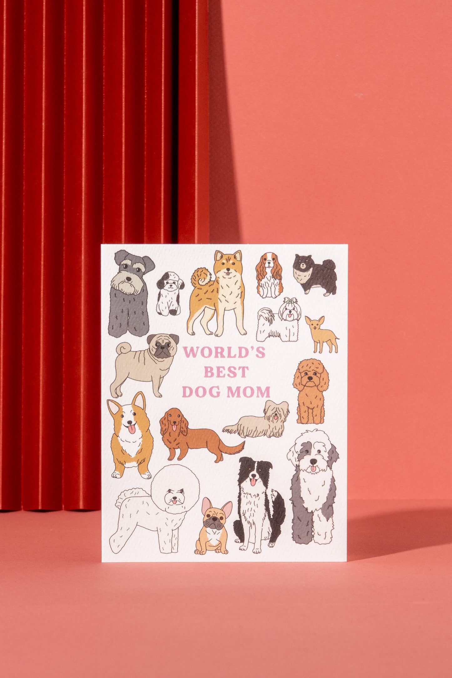 Best Dog Mom Card